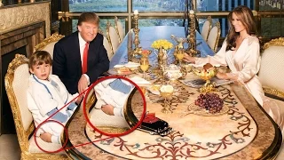 Esta Foto de Donald Trump y su Familia se ha Hecho Viral por un Inquietante Detalle