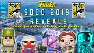 SDCC 2019 Funko Exclusives | Disney | DC Comics | Hanna Barbera | Games
