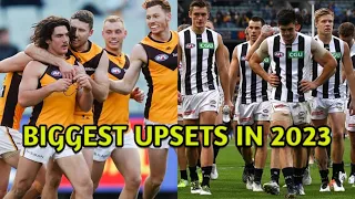 BIGGEST AFL UPSETS IN 2023