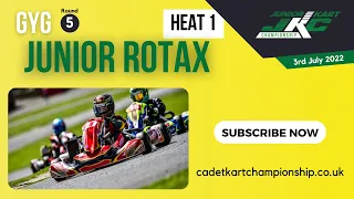 CKC 2022 | Round 5 - GYG | Junior Rotax | Heat 1