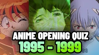 ANIME OPENING QUIZ 📅 Late 90s | Running in the 90's!