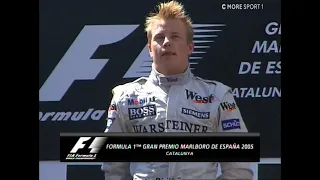 Barcelona 2005 GP: Viimeinen kierros | Kimi voittaa | Podium | Lehdistötilaisuus