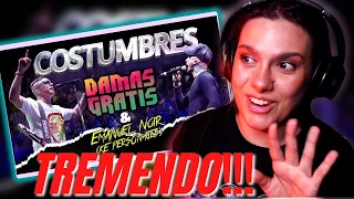 TALENTO Y RITMO!!! | DAMAS GRATIS & EMANUEL NOIR (KE PERSONAJES) - COSTUMBRES | REACCIÓN Y ANÁLISIS