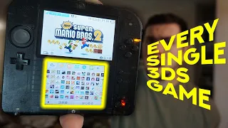 I put EVERY SINGLE 3DS game on my Japanese 2DS