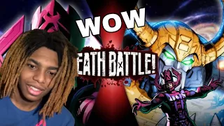 WOOW | REACTION to Galactus VS Unicron | DEATH BATTLE
