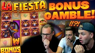 Bonus Gamble on La Fiesta Slot! (Mega Win)