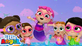 Little Princess Mermaid Adventure! | Jill's Playtime | Little Angel Kids Songs & Nursery Rhymes