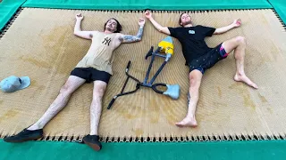 Ryan Williams VS Andrew Hutchison | Trampoline Game of B.I.K.E Rematch!