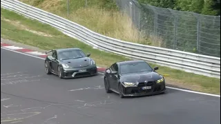 GT4 RS chasing M4 CSL Nordschleife