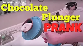 CHOCOLATE PLUNGER PRANK. (Touching Nikki's face with "poo") - Top Boyfriend and Girlfriend Pranks