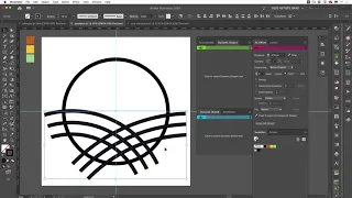 4. Make A Logo #2 - Outdoor Logo - Make a simple logo shape with Astute Graphics Plugins