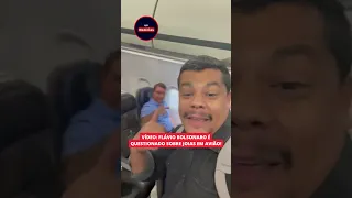 VÍDEO FLÁVIO BOLSONARO É QUESTIONADO SOBRE JOIAS EM AVIÃO!