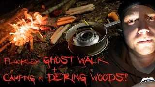 Pluckley GHOST WALK + Camping in the Dering Woods.... DID WE SURVIVE?