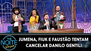 Jumena, Fiuk e Faustão tentam cancelar Danilo Gentili  | The Noite (22/02/21)