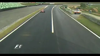 Kimi Raikkonen Takes The Lead of the 2007 Brazilian GP