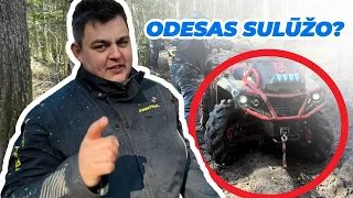 ATV offroad. Šturmuojam Latviją su Canam'ais!!! Odes sulūžo?