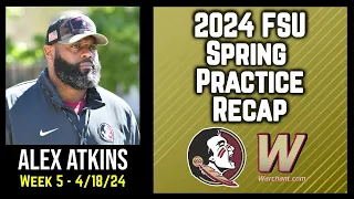 Alex Atkins recaps FSU Football spring practice, talks Spring Showcase | Florida State Football #FSU