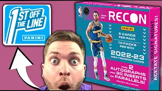 2022-23 Panini Recon Basketball Hobby Box Review - MY 1st EVER FIRST OFF THE LINE PRODUCT OPENING