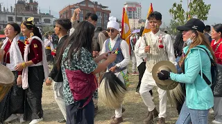 किरात राई साकेला उभौली काठमाडौ तिनकुने २०८०/२/२७ |Cultural Kirat Sakela Dance | Ubhauli Sakela Sili