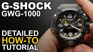 GShock Mudmaster GWG-1000 - Review & Detailed How-to Tutorial on module 5463