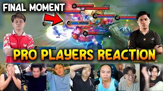 PRO PLAYERS REACTION TO PH VS INDO IESF FINAL MOMENT...😮