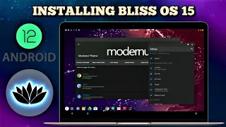 Android 12 for PC Bliss OS 15 Alpha Installation and Test 2022