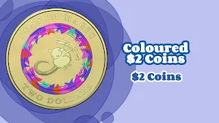 Coloured $2 Coins ($2 Coins)