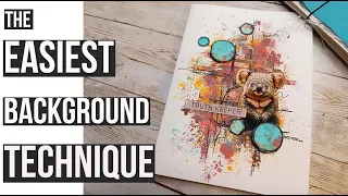 Fabulous technique to create art background