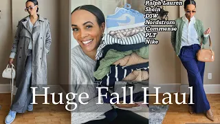 HUGE FALL COLLECTIVE HAUL 2022 & TRY ON | Ralph Lauren, Shein, DSW, Nordstrom & more | Crystal Momon