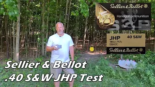 Sellier & Bellot .40 S&W 180 Grain JHP Ammo Test