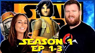 My wife and I watch Star Wars: Rebels for the FIRST time || Season 1, Episodes 1-3