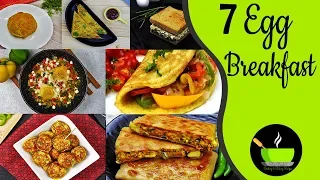 7 Easy Egg Breakfast Recipes | Quick and Easy Breakfast Recipes with Eggs | Egg Recipes