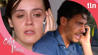 Daniela busca chantajear a Marcelo | El color de la pasión 1/2 | Capítulo 110 | tlnovelas