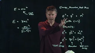 Energy Mass Relation E = mc^2 | Physics with Professor Matt Anderson | M29-07