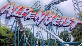 Busch Gardens Williamsburg roller coaster GoPro POV! Alpengeist❄️🏂🗻