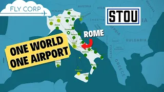 Connecting Rome to the whole World - One Airport One World attempt #2 - Fly Corp Free play (Part 1)