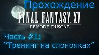 Прохождение Final Fantasy XV: Episode Duscae - Часть #1: "Тренинг на слонояках"