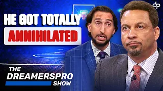 Chris Broussard Loses It On Live TV Over Nick Wright Constantly Making Excuses For Lebron James