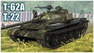 T-22 medium & T-62A • WoT Blitz Gameplay