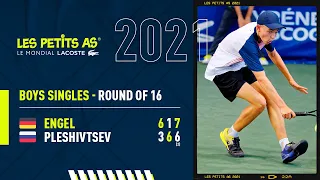 Les Petits As 2021 | Boys Round of 16 | Justin Engel vs. Egor Pleshivtsev