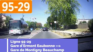 LIGNE 95-29 GARE D'ERMONT EAUBONNE GARE MONTIGNY BEAUCHAMP