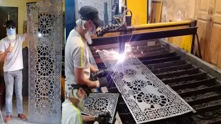 CNC Plasma Cutting Machine||Gate Design With CNC Router Machine||And how CNC Plasma Machine is work.