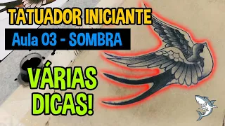 Curso básico de tatuagem grátis - Aula 03: Sombra