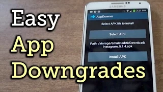 Easily Downgrade Android Apps to the Versions You Like Best [How-To]