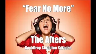 The Afters "Fear No More" BackDrop Christian Karaoke