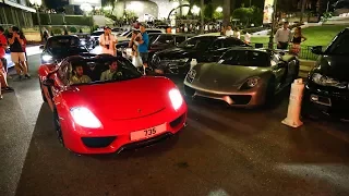 Supercars in Monaco 2017 - VOL. 26 (Zonda F, Huayra Pearl, ONE:1, 918 Spyder, LaFerrari, 2x Veyron)