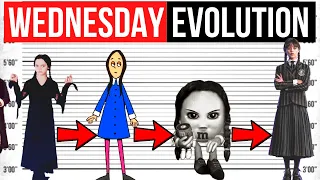 Wednesday Addams Evolution 1964- 2022 | Jenna Ortega, Christina Ricci, Wednesday Netflix