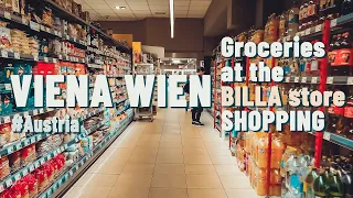 Vienna Austria,  🇦🇹 Shopping for groceries at Billa Store , We liked the store, so give it a LIKE ;)