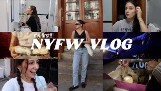 NYFW VLOG: my first fashion week experience!