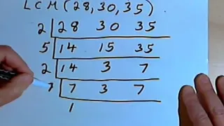 Finding the LCM of 3 or more numbers 127 2 22   YouTube